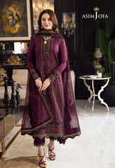 Embroidered Dhanak Three Piece Winter Collection