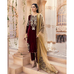 Velvet full winter suit