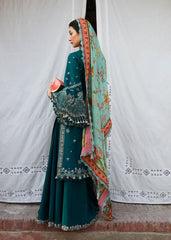 Embroidered Dhanak Three Piece Winter Collection